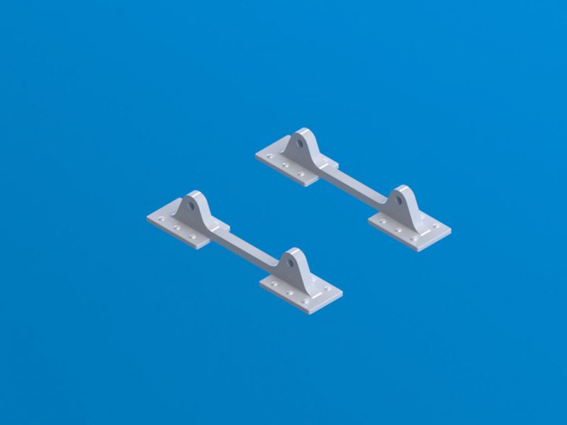 Arrettierung x2 für Seilwinde 1:6