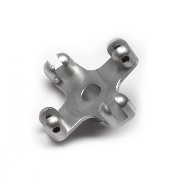 Alu-Steuerbrücke, 4-Blatt, Bohrung Ø6 für Welle 5mm