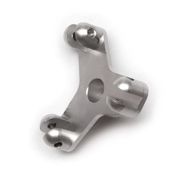 Alu-Steuerbrücke, 3-Blatt, Bohrung Ø6 für Welle 5mm