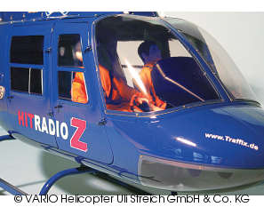 big Jet Ranger Scheibensatz blau