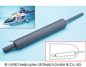 Resonanzschalldämpfer für Agusta 109 K2