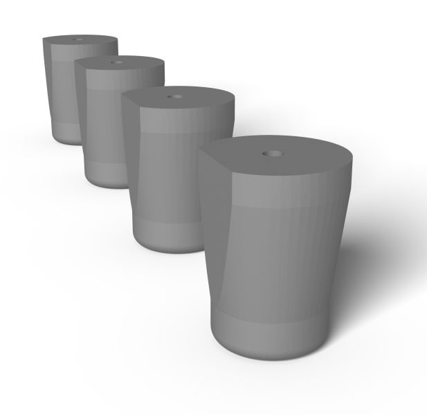 Halteseil-Verschraubung Tank x4 1.80m Lama