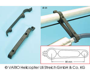 Resorohrhalter, 2teilig