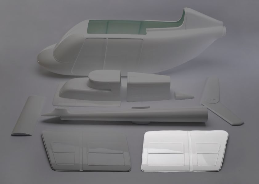 Türensatz links Jet Ranger 1004