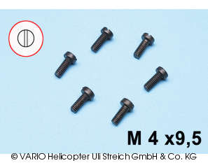 Zylinderschraube M 4 x 9,5