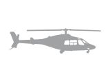Autoaufkleber Bell 222 silber matt