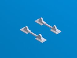 Arrettierung x2 für Seilwinde 1:6