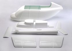 Jet Ranger 1:6 kompletter basic airframe GFK