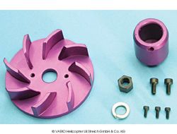 Turbo-Lüfter aus Alu für M 8