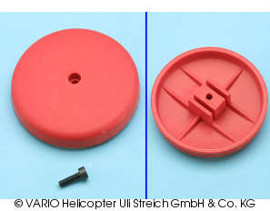 Rotor brake, GRP, red
