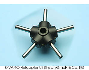 5-blade centre piece, 10 mm
