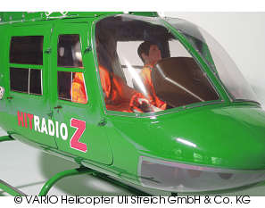 Glazing set big Jet Ranger clear