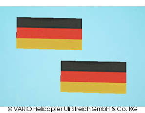 German flag small set (sticker+transfer)