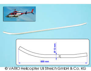 Skid tube 12 mm