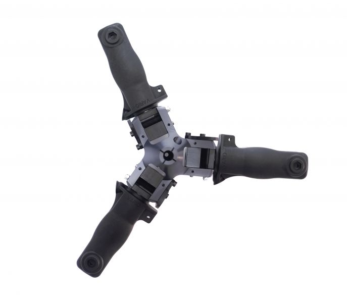 3-blade rotor head for 12 mm, from 20 kg
