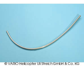 Tail skid 180 mm, stainless steel