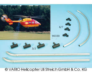 Skid landing gear for BK 117