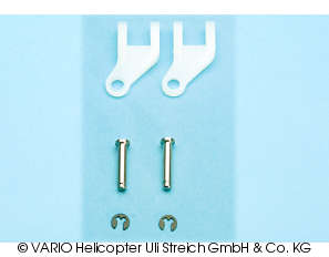 Curved link, with pin