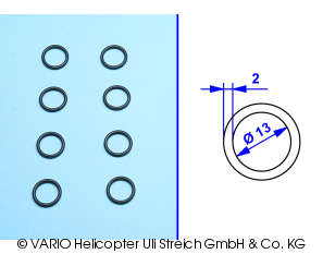 O-Ring 2 x 13 mm, soft