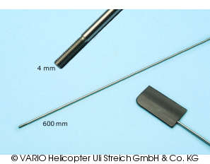 Flybar stainless steel 4 x 600 mm