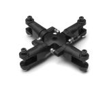 Four-bladed hub, complete, 5 mm Ø