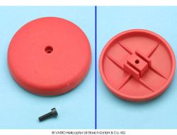 Rotor brake, GRP, red