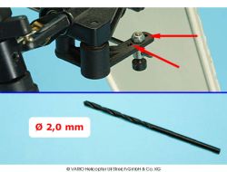 Twist drill 2.0 mm