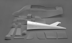 Rear lever with stabiliser