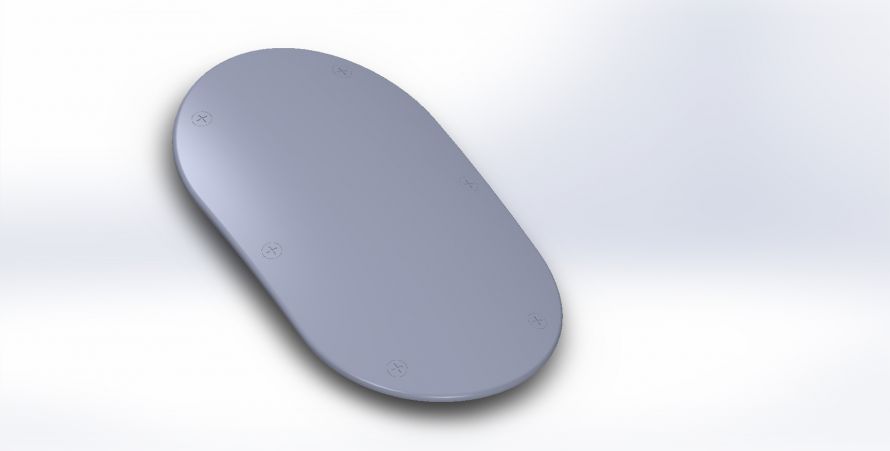 Couvercle sous le fenestron 1:4