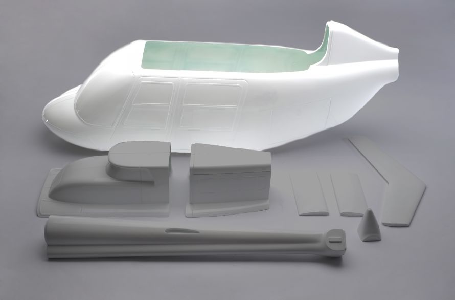 Front fuselage part JetRanger 1:6,5