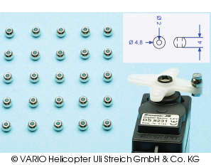 Balls chrome-plated 2.0 x 4.8 mm