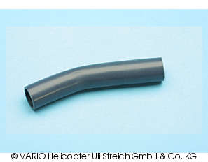 Curved tail pipe