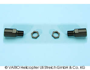 Flex hose screw fittings set