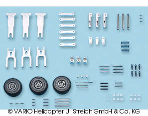 Retractable undercarriage AIRWOLF, Bell 230 und Bell 430