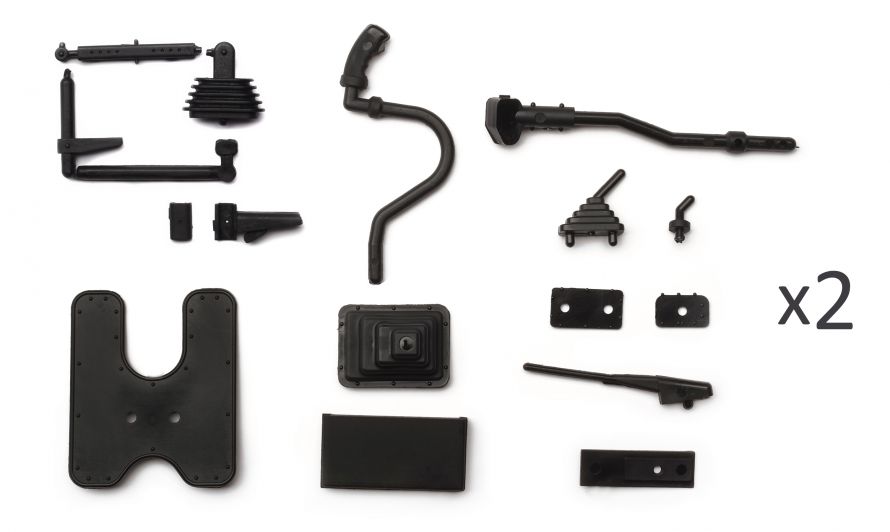 Joystick set with pedals 1:6 - 1:8