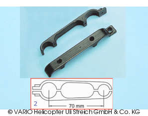 Tuned pipe holder 2-part