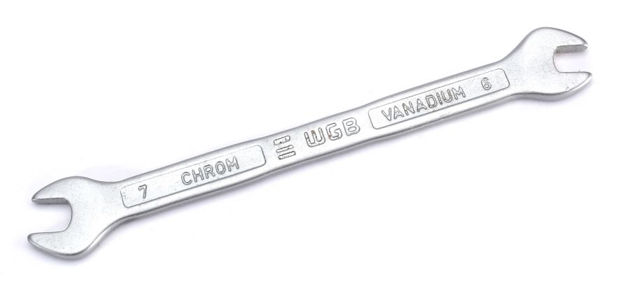 Open-end spanner, size 6 and 7