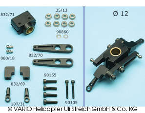 Collective pitch compensator 12 mm