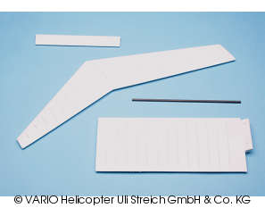 Kit empennages V pour Hughes 500