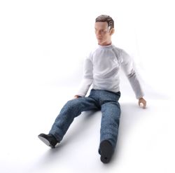 Pilot William, 1:4, white long sleeve + jeans