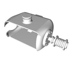 Gearbox cover Lama / Alouette II 1:6