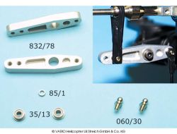 Mixer lever, aluminium