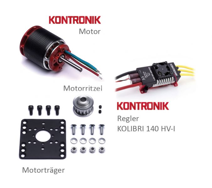 Electric Motor set for Benzin mechanics 12S