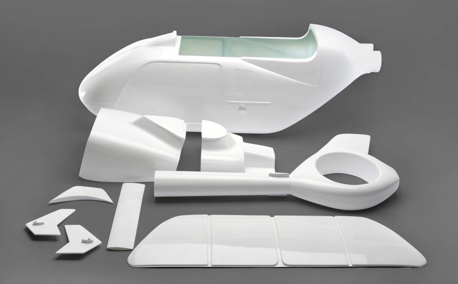 Hull EC 135, 12 parts