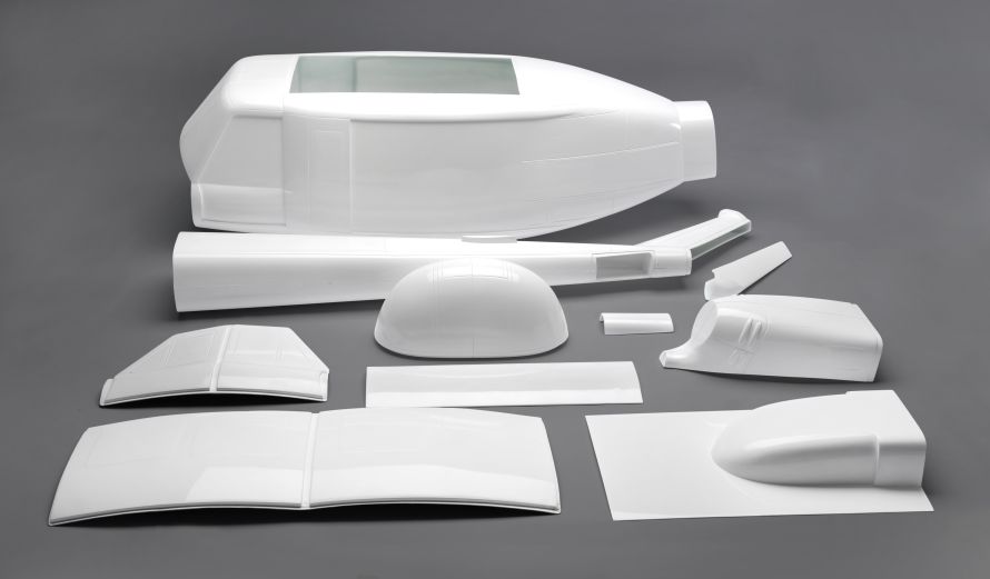 Bell 205 UH-1D fuselage, 11-piece set, complete