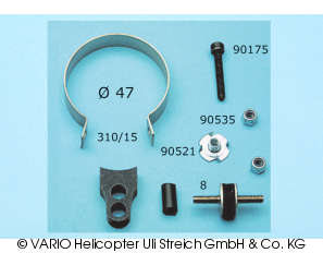 Tuned pipe holder for fuselages