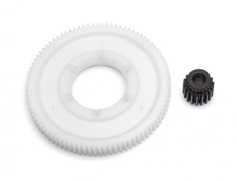 Gear set, 90 : 18 teeth