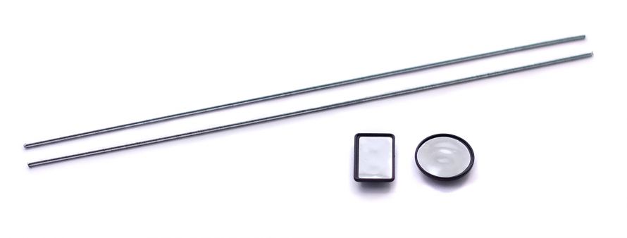 Mirror set 24 mm ∅