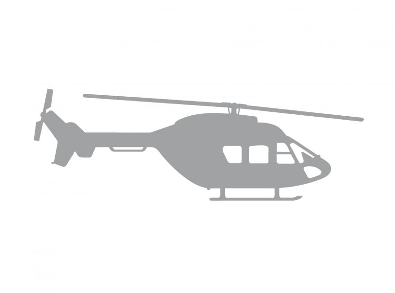 Car sticker BK 117 silver