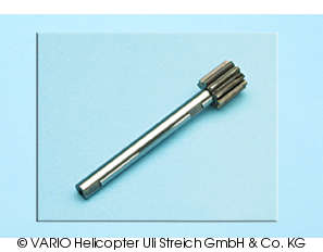 Pinion shaft for 12 mm gear